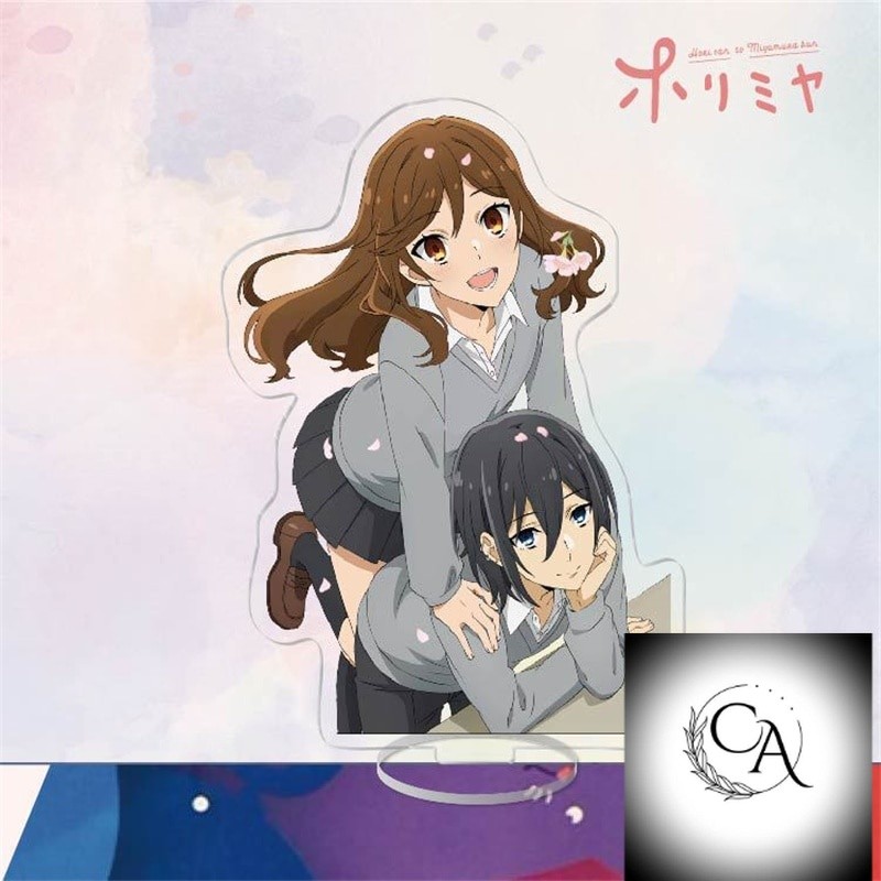 Standee แฟชั่นอะนิเมะ Horimiya อะคริลิคคอลเลกชัน Miyamura Izumi Hori Kyoko อุปกรณ์ตกแต่ง