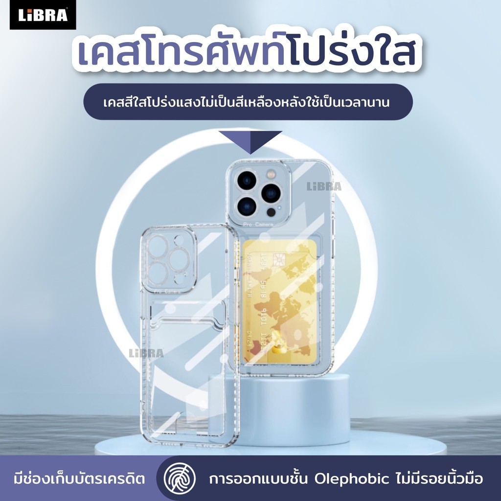 ล้างเคสโทรศัพท์ TPU ใส่บัตร สำหรับ i6 6s 7 8 6splus 7plus x xs 11 11pro 11promax 13 13pro 13promax 14/16 Pro max