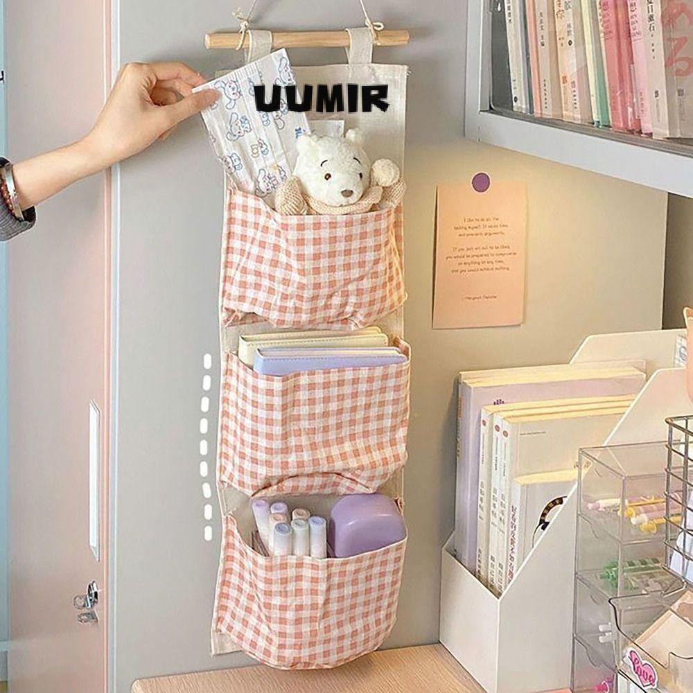 ยูมิร์ กระเป๋าแขวน, กระเป๋าเก็บของกันน้ําความจุขนาดใหญ่, ลายสก๊อตที่สะดวกระบายอากาศสภาพการจัดเก็บมัลติฟังก์ชั่สําหรับหอพัก