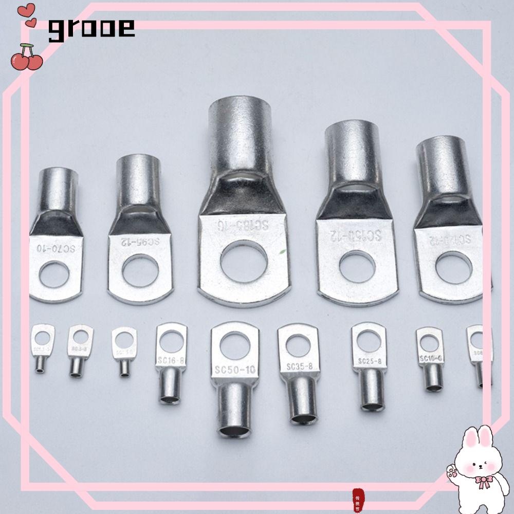 Grange 10 ชิ้นสายเชื่อมต่อชุดทนทาน SC16-6 SC25-6 SC35-6 ทองแดงดีบุก Lugs แหวน