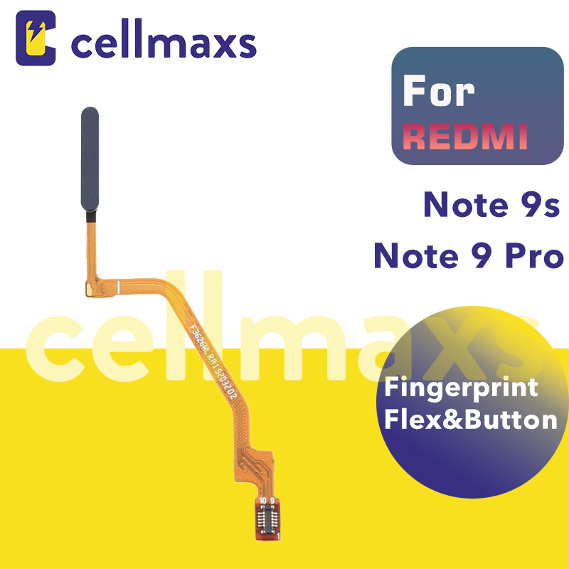 สําหรับ XIAOMI REDMI หมายเหตุ 9s 9 Pro เซ็นเซอร์ลายนิ้วมือ Flex ปุ่มบ้าน M2003J6A1G M2003J6B2G