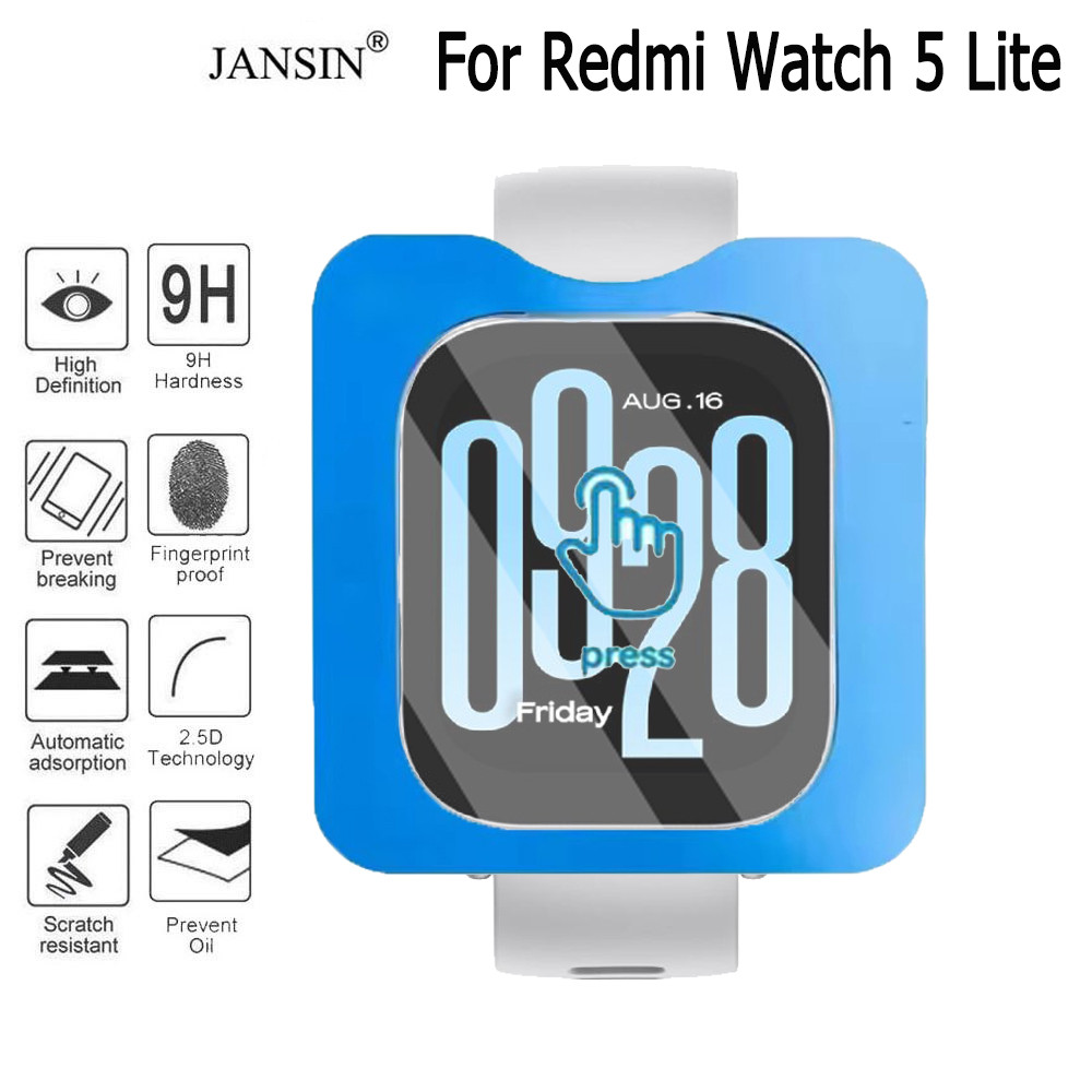 สําหรับ Xiaomi Redmi Watch 5 lite HD ป้องกันหน้าจอสําหรับ Redmi Watch 5Lite ตําแหน่งนาฬิกากระจกนิรภั