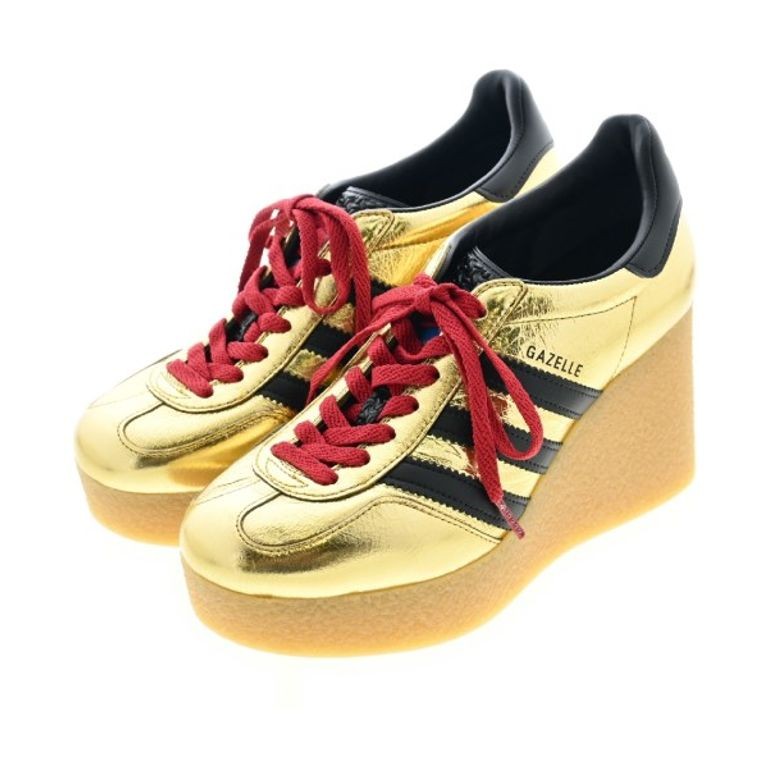 Gucci Sneakers Gold Black Women Direct from Japan Secondhand