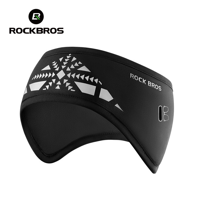 Rockbros ที่ปิดหูฤดูหนาวกันลมอบอุ่นนุ่มยืดหยุ่นหู Muff Head Guard 360° หมวกกันน็อคแว่นตาคู่ คลุมทั้งหมดอุปกรณ์เสริมกีฬากลางแจ้ง