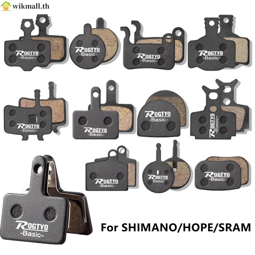 【WIK】Disc Brake Pad Bike Accessories Black MTB Road Bike Semi-metal Resin Fiber