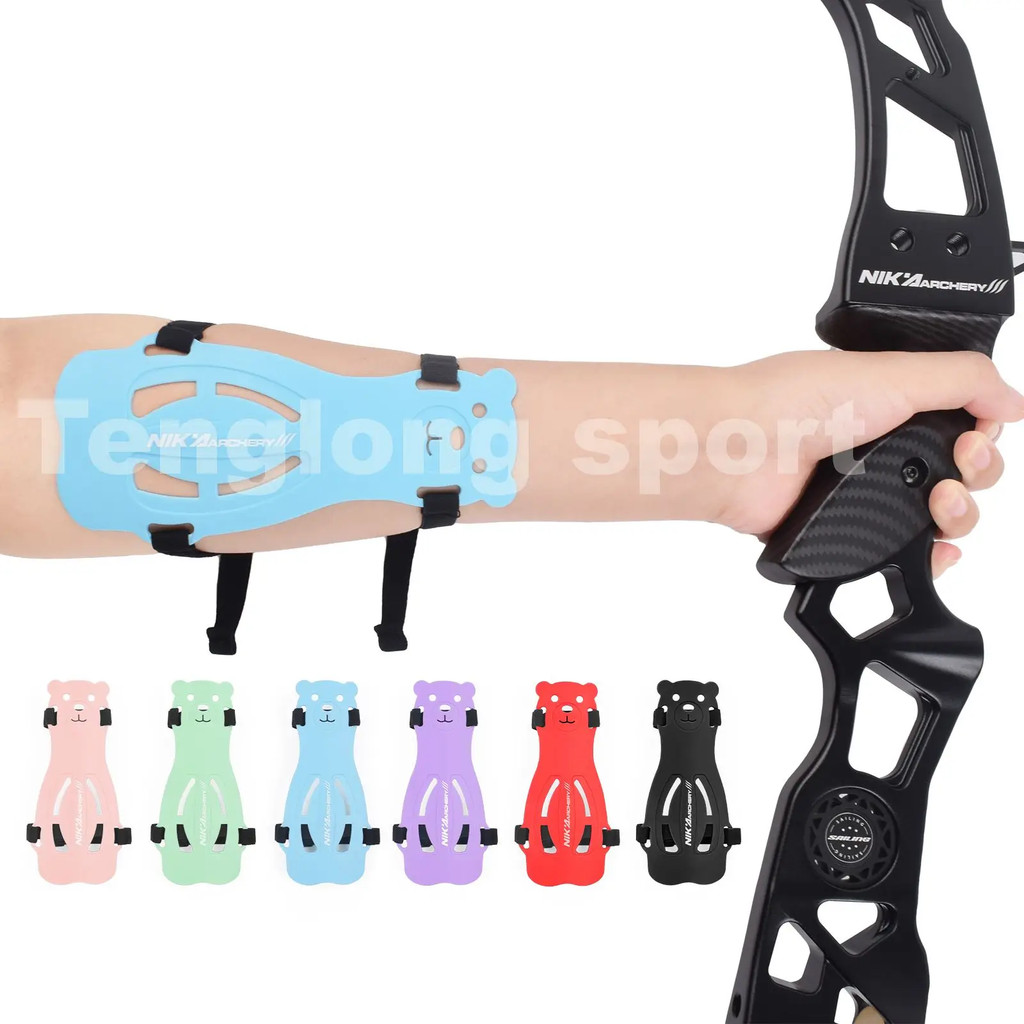 Nika 5.7in Arm Guard Pp วัสดุป้องกันแขนปลายแขนปลอดภัยปรับได้สําหรับอุปกรณ์กีฬา