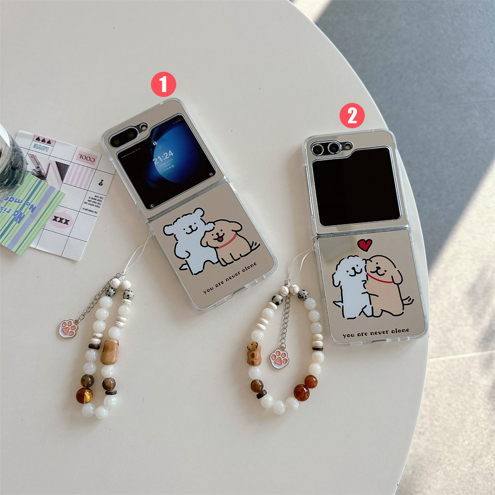 Samsung Galaxy Z Flip6 5 4 3 เคสป้องกันแบบรวมทุกอย่างyou ไม่มีคนเดียว Full Encirclement Z Flip จี้สําหรับ Samsung Drop-proof ความคิดสร้างสรรค์ปลอก