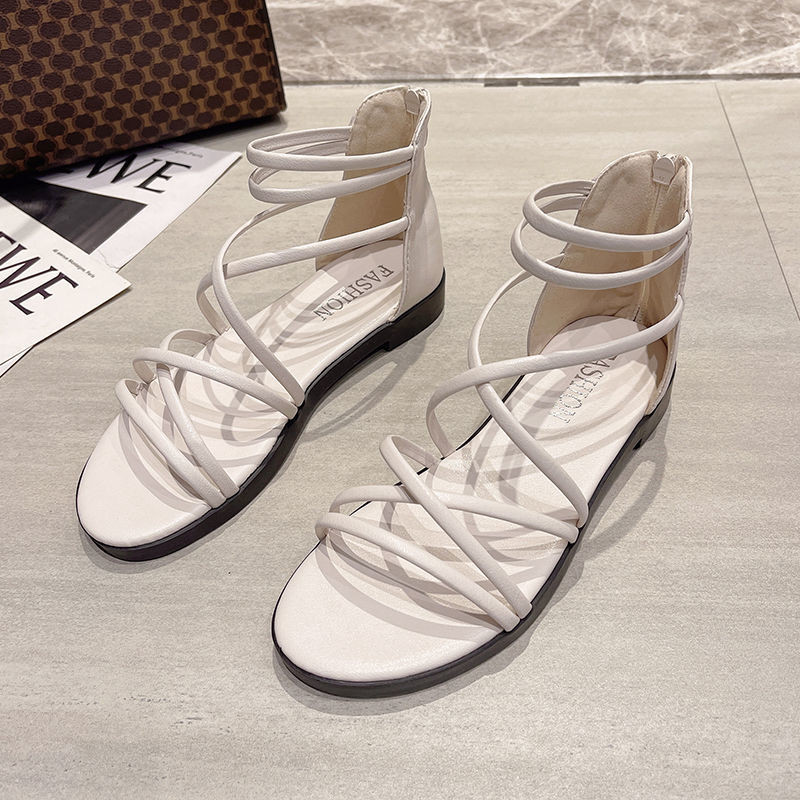 รองเท้าชายหาด Over-Toe Sandals เวอร์ชั่นเกาหลี Soft Sole แฟชั่นสวมใส่ด้านนอก