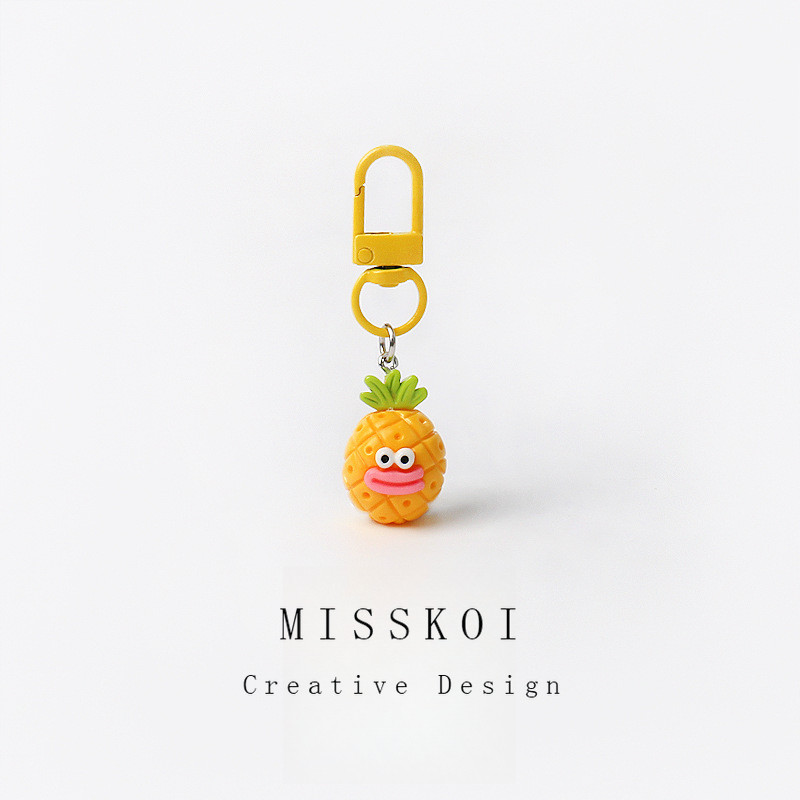 มจต ผลไม้สุดน่ารักปากใหญ่พวงกุญแจการ์ตูนผักกระเป๋านักเรียนจี้ที่มีสีสัน โดปามีน สาวหวานอุปกรณ์เสริม - รูปที่ 3