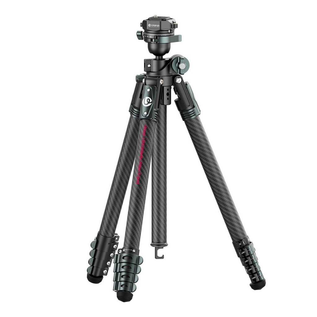 Ulanzi JJ05 GlideGo Travel Tripod ขาตั้งกล้อง คาร์บอนไฟเบอร์ รับน้ำหนัก 18kg ถ่าย Topview/Low Angle