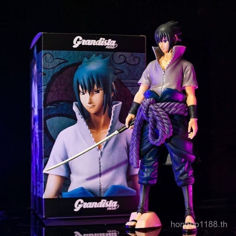 Naruto Sasuke [เวอร์ชั่นญี่ปุ่น] Uchiha Sasuke Zhanli Sasuke Hand-Made Model Desktop Decorative Asai