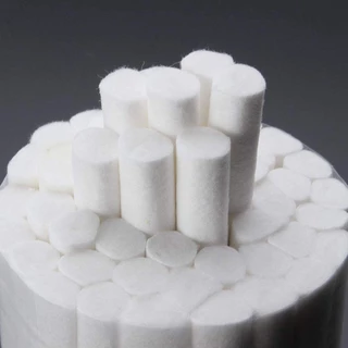 1000 ชิ้น สำลีหยุดเลือดทันตกรรม แบบ High-Purity | สำลีแท่งบริสุทธิ์สูง | ใช้ในคลินิกทันตกรรม-ผ่าตัด-ฟอกสีฟัน