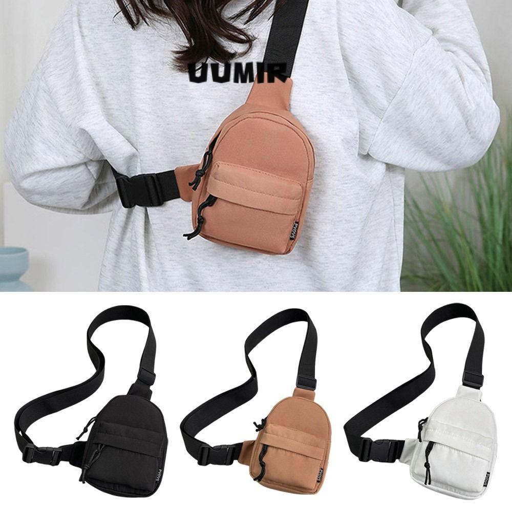 UUMIR Phone Crossbody Bag, กระเป๋าสะพายข้างน้ำหนักเบาทองทั้งหลาย, Adjustable Strap Chest Bag for Travel