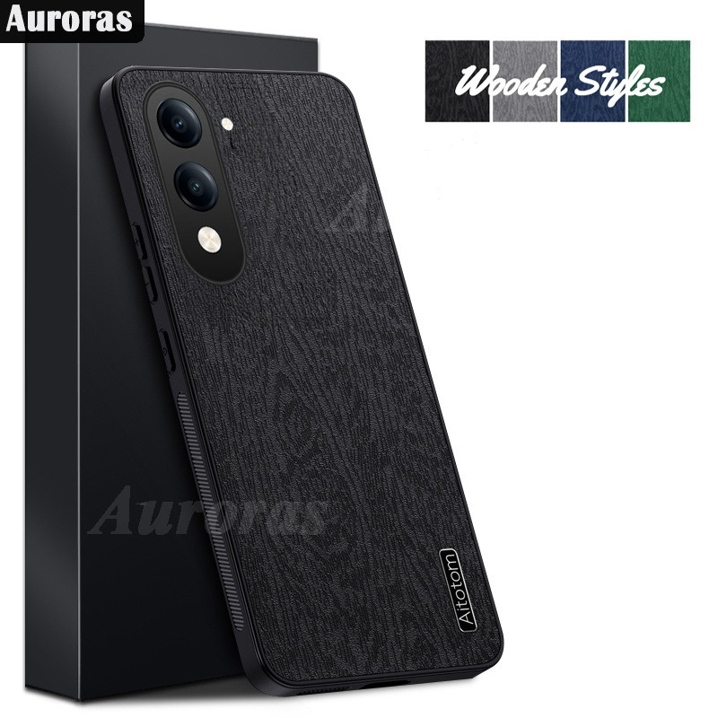 สําหรับ VIVO Y29S Y29T Y04 Y19S GT เคสโทรศัพท์รูปแบบไม้กรอบนุ่ม Ultra Thin Fashional สําหรับ VIVO Y2