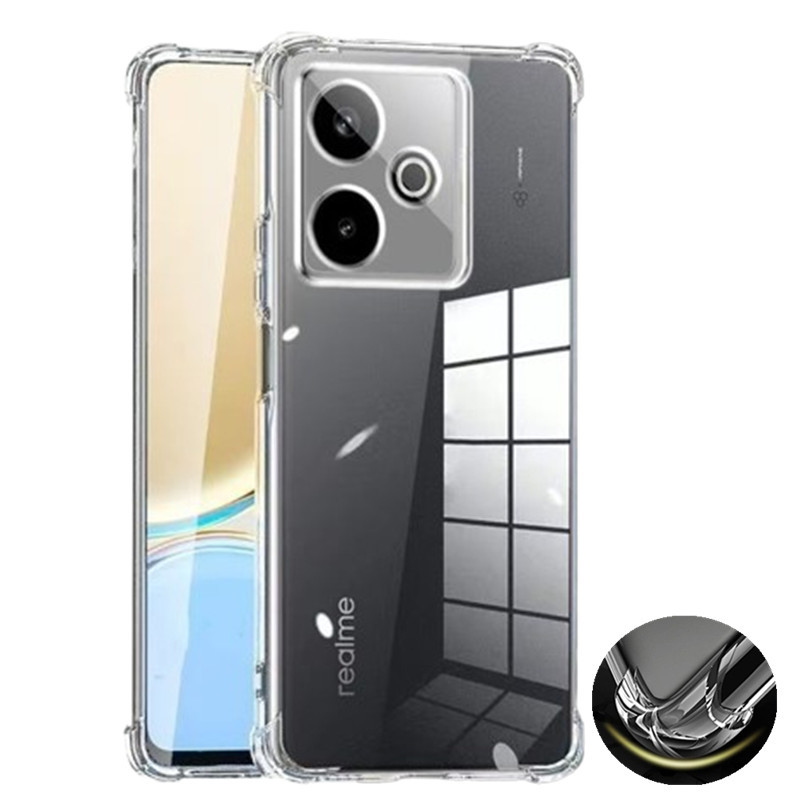 เคสใสนิ่ม กันกระแทก Realme GT 7 5G / Realme  GT 7T 5G   เคส TPU นิ่มกันกระแทก กันกล้อง