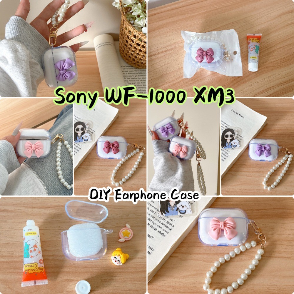 READY STOCK!นําไปใช้กับ Sony WF-1000 XM3 เคส Case เคสหูฟัง คอลเลกชันน่ารัก ซิลิโคนนุ่ม เคส เคสหูฟัง 