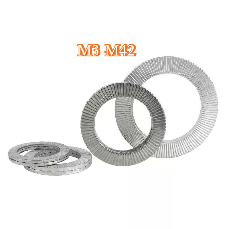 304 สแตนเลส Double Stack เครื่องซักผ้าล็อคตัวเอง M3-M42 (AS-PH)