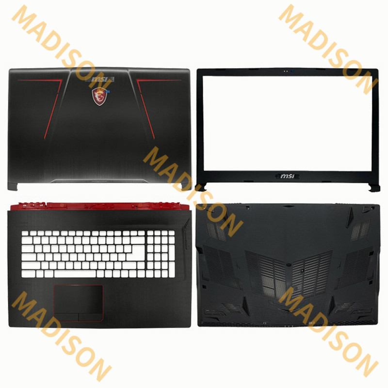 ฝาครอบใหม่สำหรับ MSI GE73 GL73 MS-17C5, MS-17C6, GP73/GE73 GE73VR MS-17C1 MS-17C5 รุ่น LCD ฝาหลัง ฝา