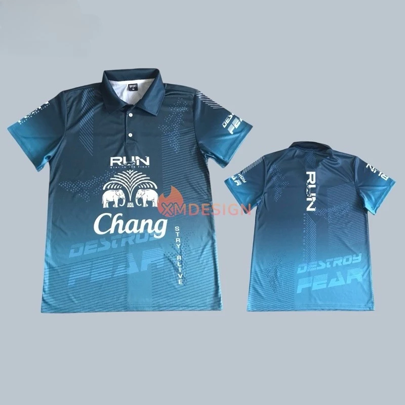เสื้อกีฬาคอปก ไม่จํากัดเพศ เสื้อกีฬาพิมพ์ลายคอปกกีฬา