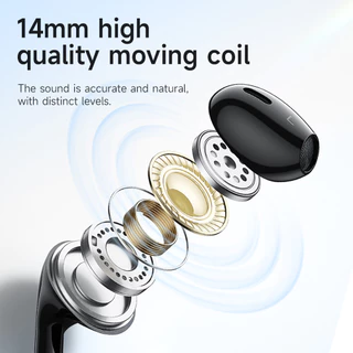 HOCO M101 Max หูฟังเอียร์บัด พร้อมไมโครโฟน สนทนาได้ พอร์ตAux 3.5mm, Type-C มีปุ่มคอนโทรล รองรับ Samsung Huawei hc3 [M55]