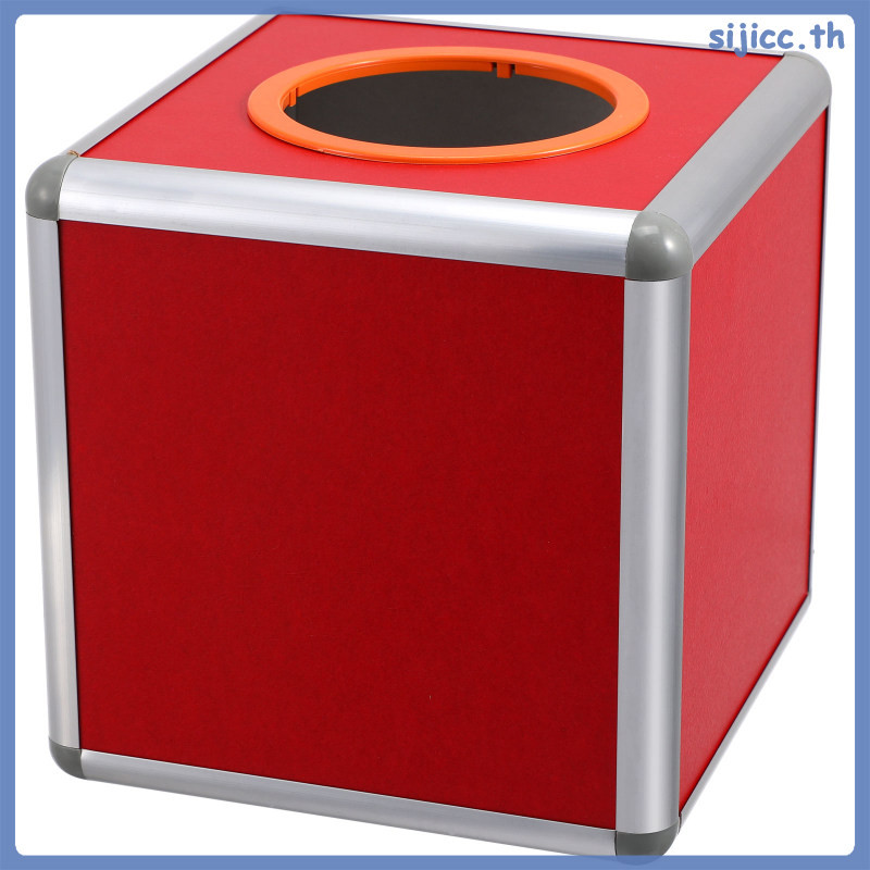 กล่องลอตเตอรี่ Raffle Ticket Bin ชามสําหรับวาดตั๋วคอนเทนเนอร์เพื่อนเจ้าสาว sijicc