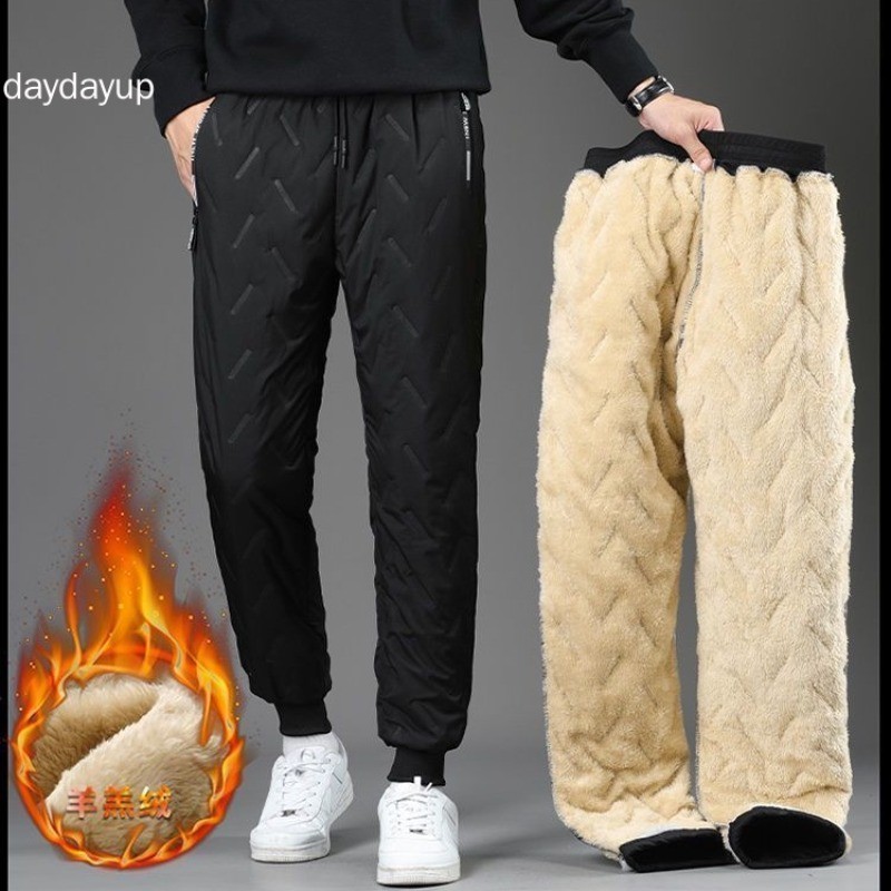 แจ็กเก็ตกันฝนกันลม กางเกงขายาวผ้าฝ้ายสำหรับผู้ชาย วัสดุนุ่มนวลและอบอุ่น - รูปที่ 6