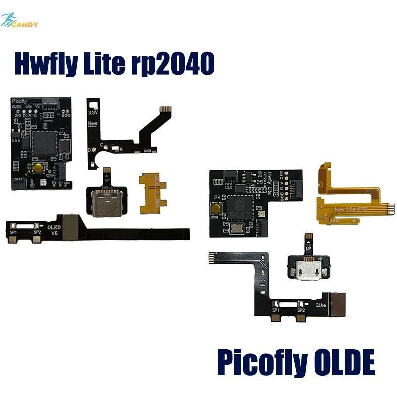 NDY 1 ชุดสําหรับ Picofly OLED Chip Upgradable Flashable รองรับ Hwfly Lite Rp2040 สําหรับ Picofly Core N