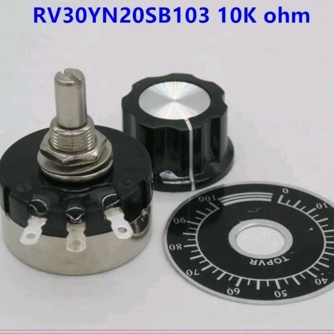 VR วอลลุ่ม RV30YN20S ส่งไทย🇹🇭 มี1K,2K,3K,5K,10K,20K,30K,50K,100K,200K,250k,300K,500K,1M,100ohm,200oh