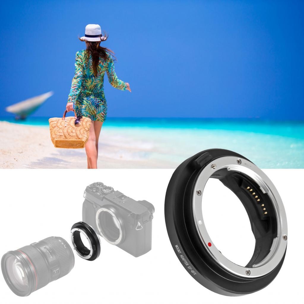 เช่น?แหวนอะแดปเตอร์ GFX สําหรับเลนส์ EF GFX?ติดปานกลาง?กล้อง Format Auto Focus GFX 50S/GFX 50R/GFX 1