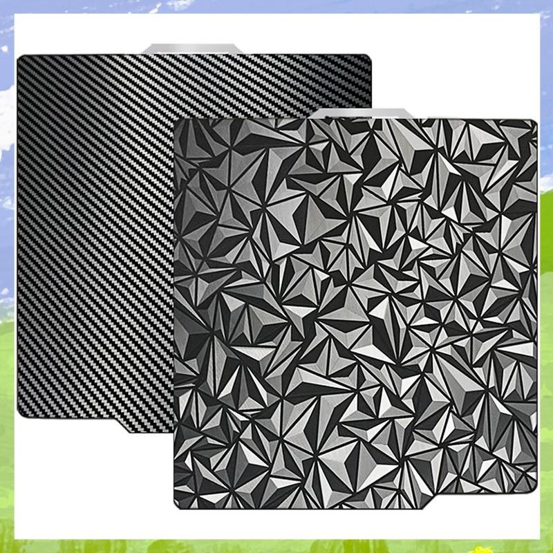 3D เครื่องพิมพ์ PEO PET Build Plate สําหรับ Bambu-Lab X1/X1C/X1E/P1P/P1S/A1 3D เครื่องพิมพ์, PEO + ค