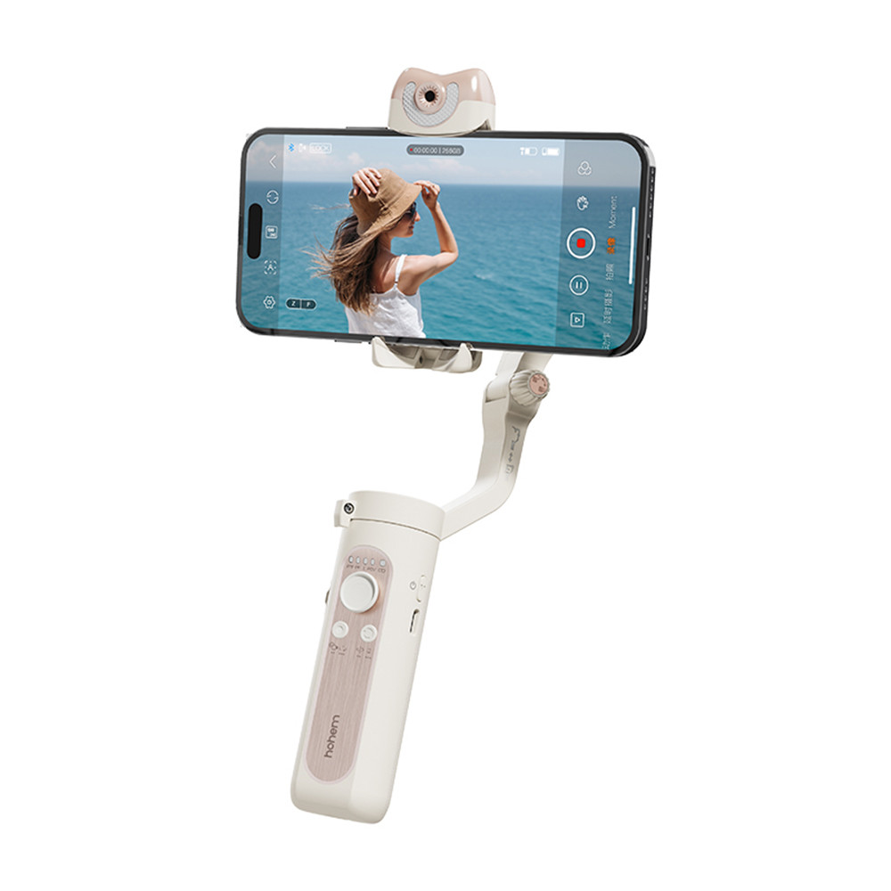 Hohem iSteady V2S สมาร์ทโฟน 3 แกนแบบพกพา Gimbal Stabilizer AI สมาร์ทติดตามโทรศัพท์ Vlog Gimbal Anti-