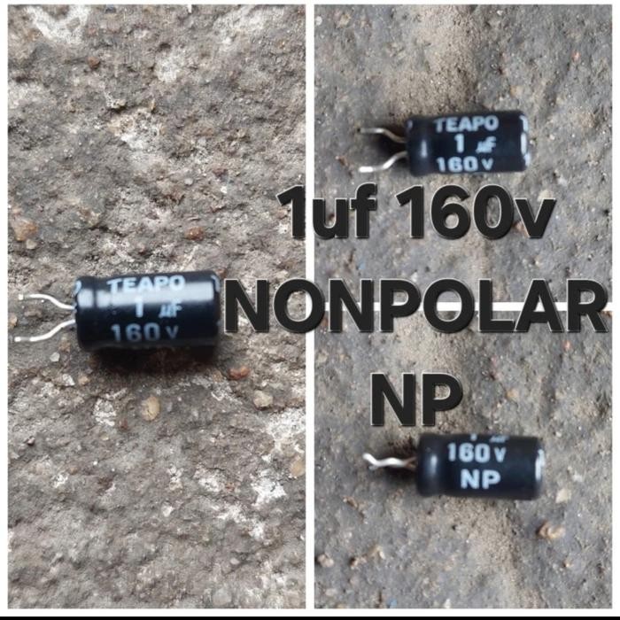 RM74...!!! ( 1 uf 160v NP NON POLAR ) 1UF 105 100V 160V ELKO ELCO TAMPA POLARITY MICRO MICFO FART UF