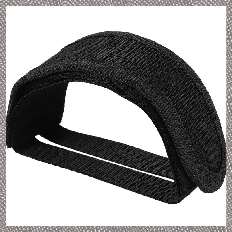 [ULZR] Fixed Gear Fixie BMX Bike จักรยาน Anti-slip สายรัดกาวคู่เหยียบ Toe Clip Strap Belt สีดํา