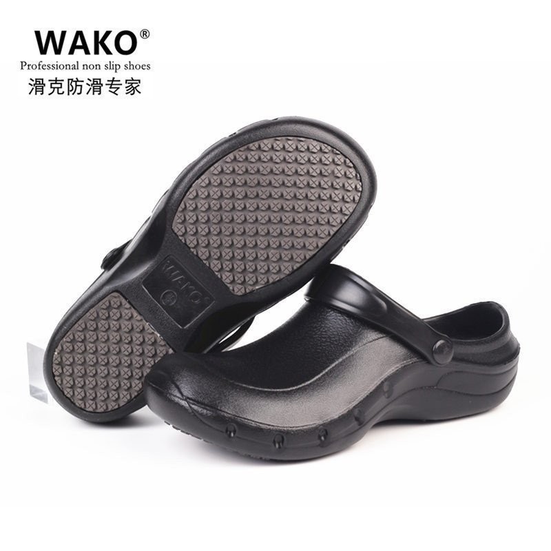 Men Women Chef Shoes WAKO Slippery Anti-Slip Safety Shoes Kitchen Work Shoes Waterproof Oil-Proof Ho