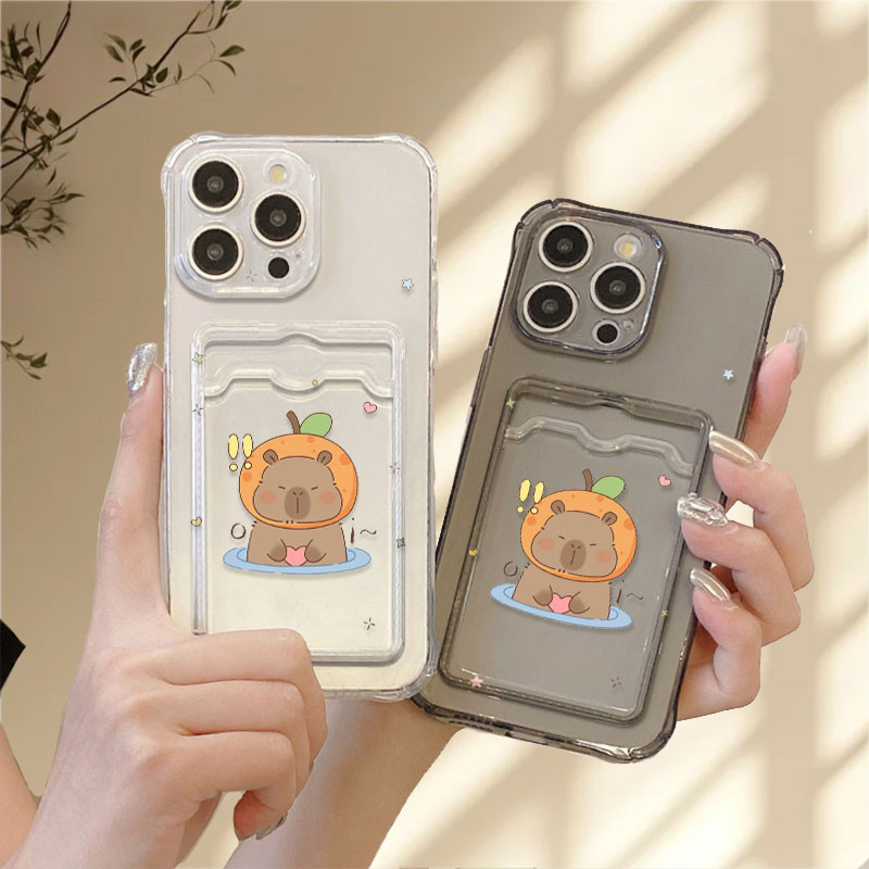 วัสดุซิลิโคนน่ารัก Capybara ทํากรณีสําหรับ Realme หมายเหตุ 60 60x 50 Narzo 10 N61 N63 N53 50A 50i Pr