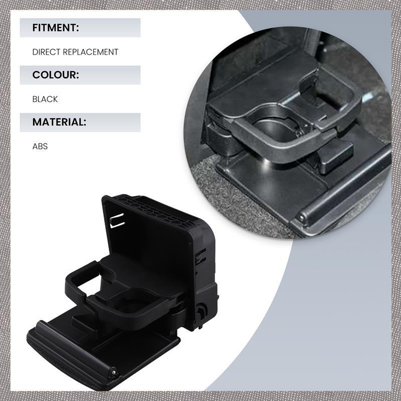 [ML O] Car Central Console Armrest Back Back Folding Cup Drink Holder 1K0862532 MK5 5 Golf MK6