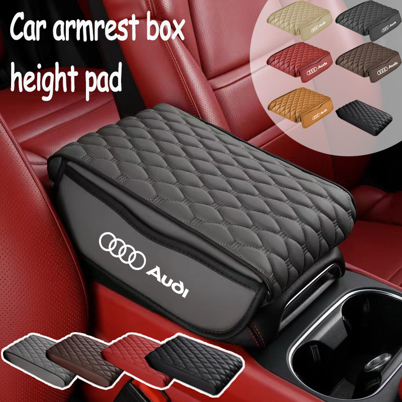 Audi คาร์ ที่เท้าแขนกล่องความสูง เบาะ รถถุงเก็บกลางข้อศอก เบาะ พร้อมถุงเก็บสําหรับ Audi A3 8l 8Y A1 