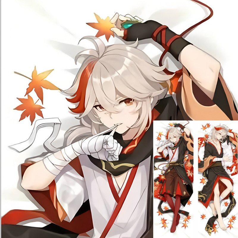 ปลอกหมอน Dakimakura: Kaedehara Kazuha จาก Genshin Impact สำหรับ Otaku