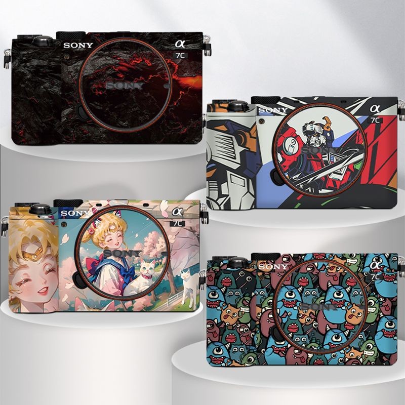 เหมาะสําหรับ Sony A7C กล้องสติกเกอร์ All-Included ฟิล์มป้องกัน SONY a7c เลนส์ป้องกันฟิล์มเหมาะสําหรั