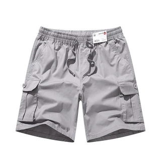 URBAN PIPE 6 กระเป๋ากางเกงขาสั้นสินค้าสำหรับผู้ชาย 28-34 ยาวเลยเข่า Cotton 6Pocket Cargo Shorts 2239