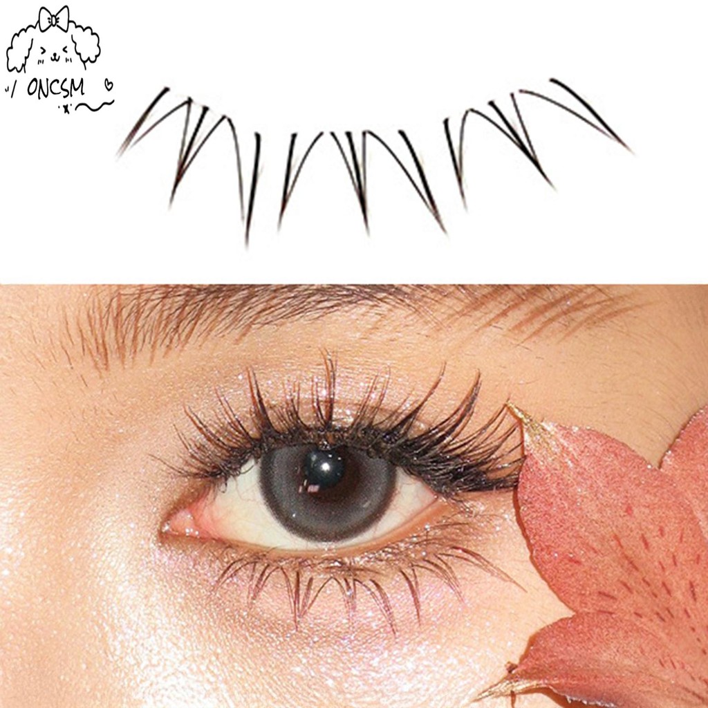4-6มิลลิเมตร ทําเอง ขนตาด้านล่างสั้นส่วนบุคคลขนตาคลัสเตอร์ของขวัญที่สมบูรณ์แบบกับสาวหรือสุภาพสตรี