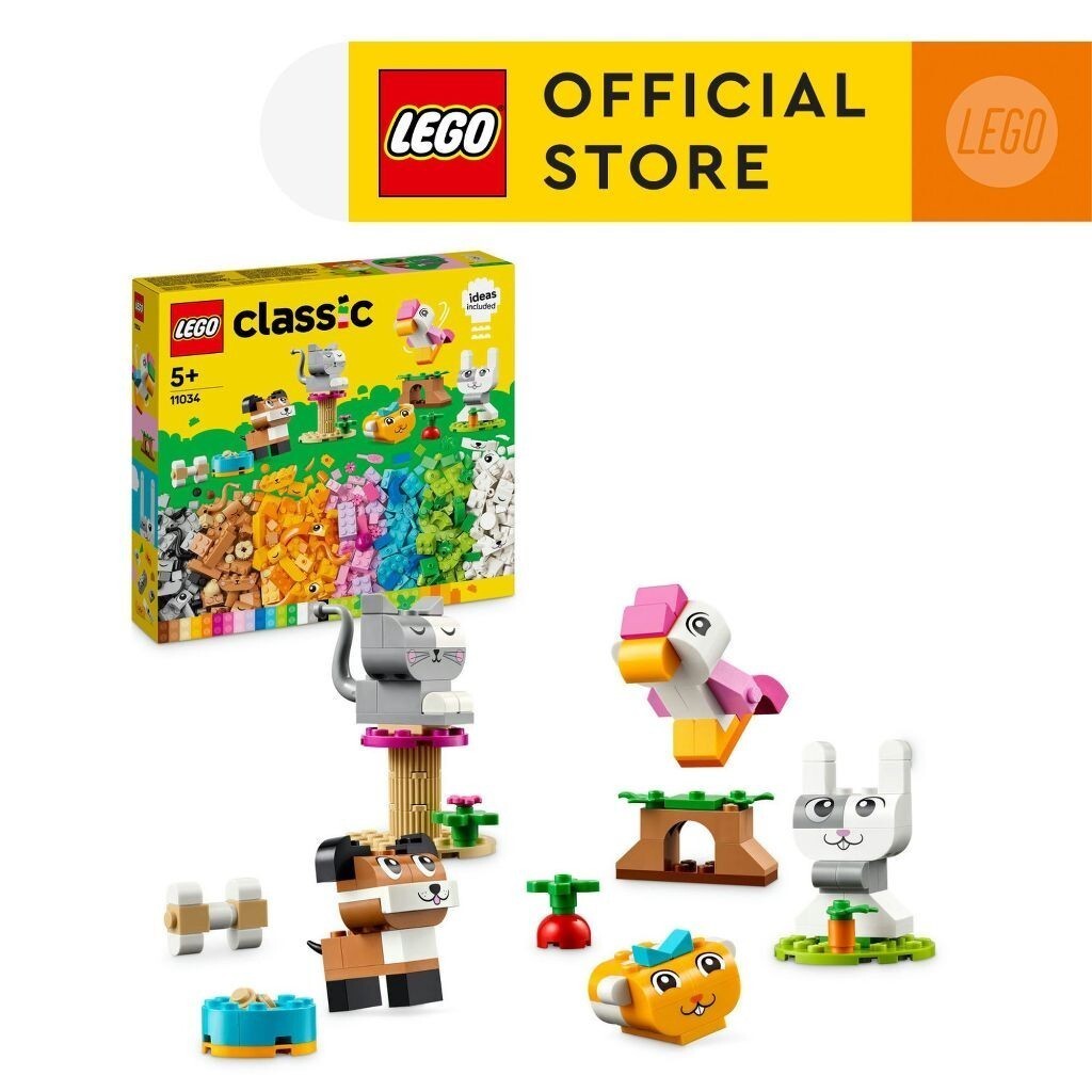 LEGO Classic 11034 Creative Pets Buildable Animal Toy (450 ชิ้น)
