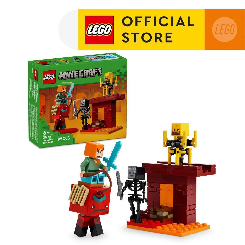 LEGO Minecraft 21266 The Nether Lava Battle (99 ชิ้น)