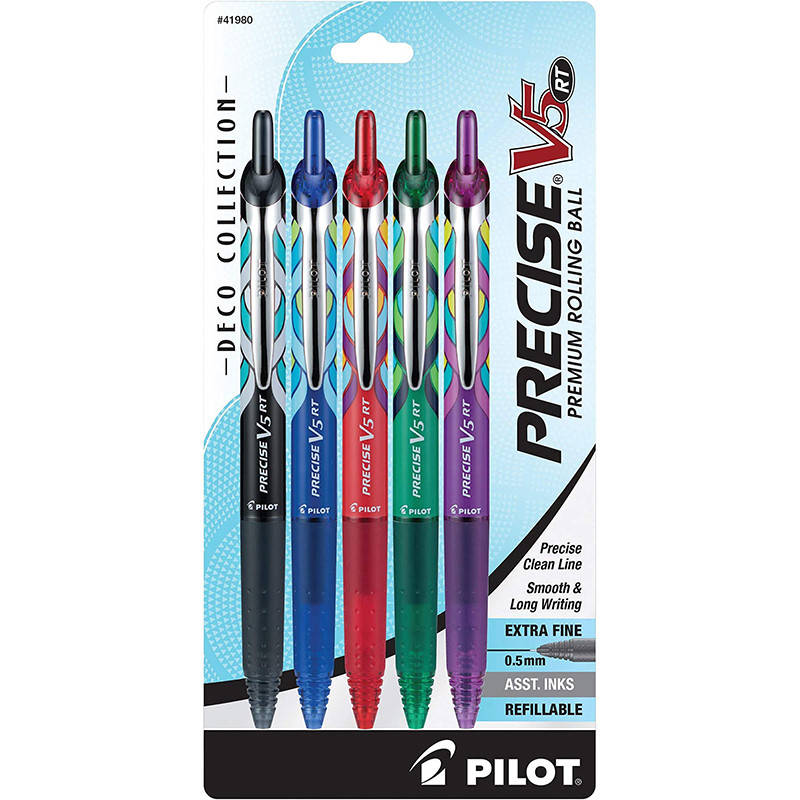 PILOT PILOT Limited V5RT กดปากกาเขียนความจุขนาดใหญ่ปากกาเจล 0.5 มม.Pioneer King หลากสี