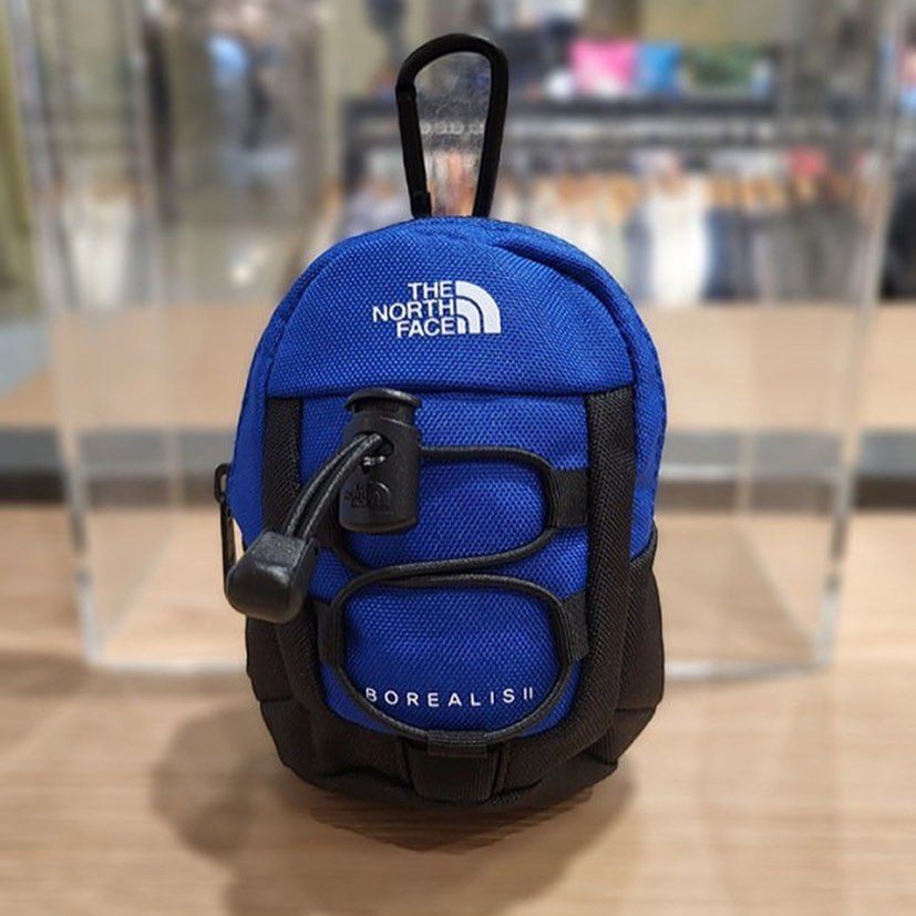 TNF Mini กระเป๋าเป้สะพายหลังพร้อมสายคล้องคอ สำหรับใส่คีย์การ์ด เหรียญ และลิปสติก