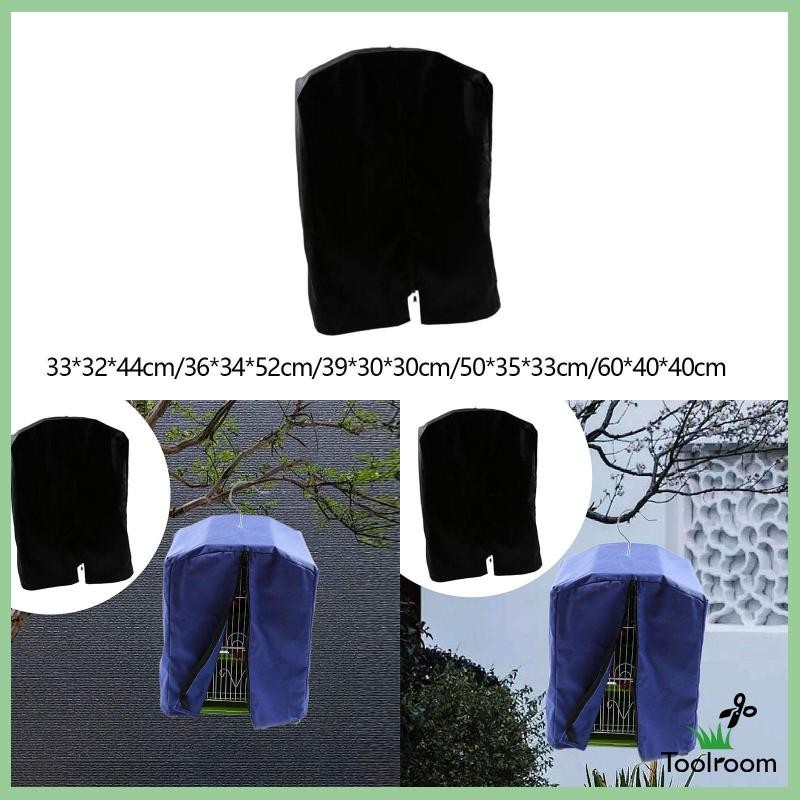 [ห้องเครื่องมือ] ผ้าคลุมกรงสัตว์เลี้ยงเสื้อกันลมผ้าแรเงากรงนกฝาครอบกันลมสําหรับ