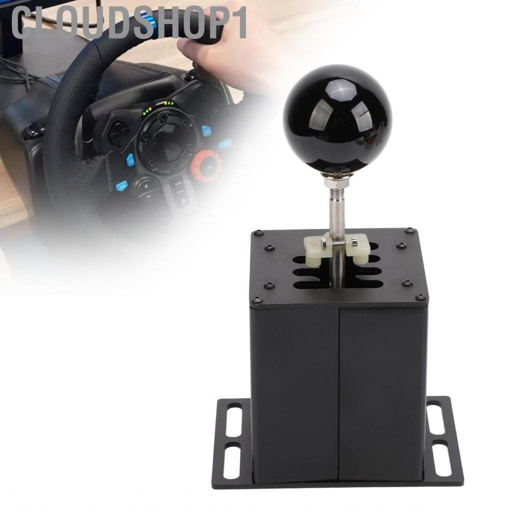 Cloudshop1 Keenso USB Simulator Shifter 6+R PC H Gear Racing เกมสีดำสำหรับ G29 G27 G25 G920 T300RS G