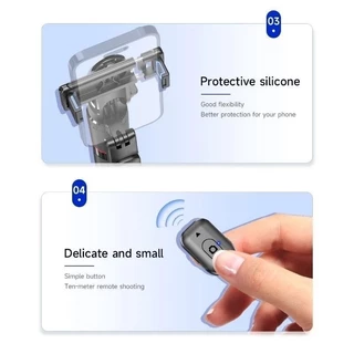 ไม้เซลฟี่ กันกระแทก ขาตั้งกล้อง 360 องศา ยืดได้ สมดุลและมั่นคง ไม้เซลฟี่ Bluetooth กันสั่น เซลฟี่สติ๊ก4ขา +ตั้งโต๊ะได้
