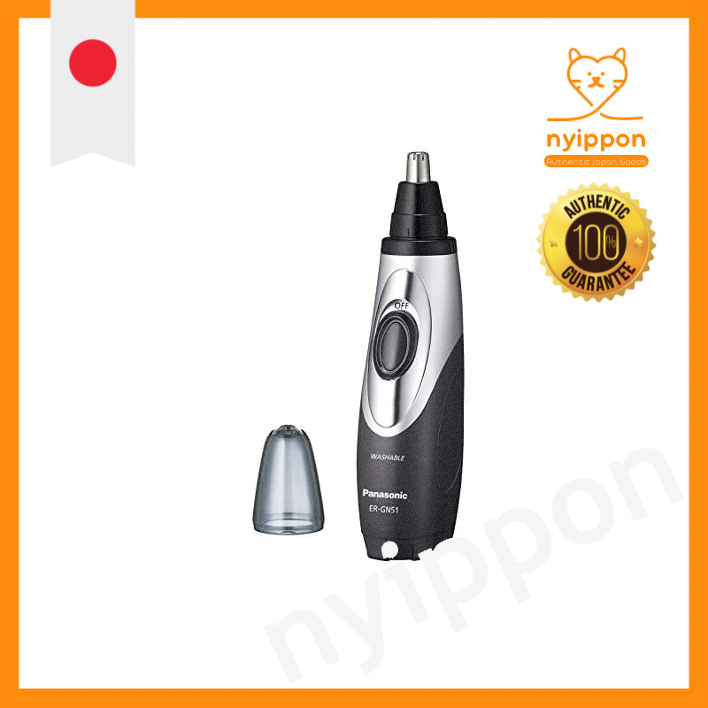 Panasonic Nose Hair Cutter, Hair Trimmer for Men, Eyebrow Trimmer, Washable, ER-GN51-H