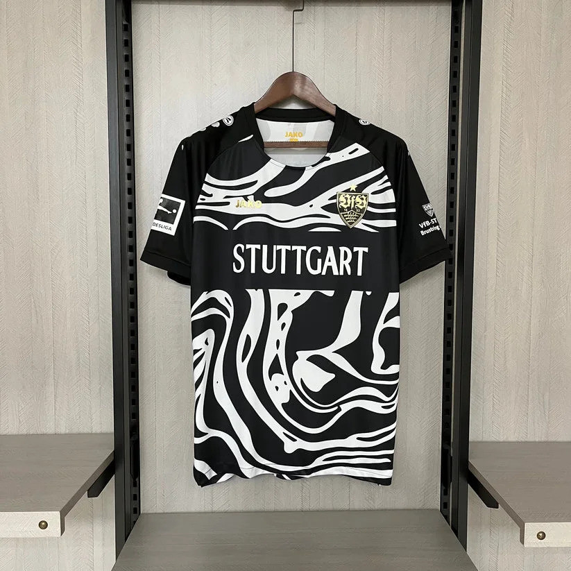 [NEW] Hot Deal เสื้อผ้าผู้ชายฤดูร้อนใหม่เสื้อยืดฟุตบอลกีฬา Vfb Stuttgart Jersey